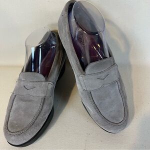 Munro Katie‎ Gray Suede Wedge Loafers Women’s 8WW